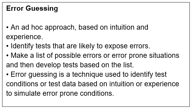 error-guessing